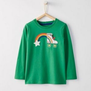 Hanna Andersson Rainbow Roller Skate Long Sleeve Tee